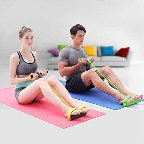 Kitmart™ Sculpt & Tone! Foot Pedal Resistance Band for Easy Tummy Trimming! (No Gym? No Problem!) - KITMART