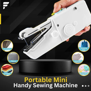 Kitmart™ ✨Stitch Anywhere, Sew Anything!✨ Mini Handheld Sewing Machine (Crafts &amp; Quick Fixes Made Easy!) - KITMART