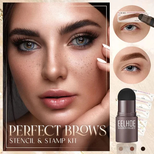 Kitmart™ Brow Boss: Flawless Arches in Seconds! (Eyebrow Stamp Kit) - KITMART